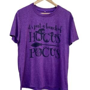 Hocus Pocus Purple Halloween t-shirt size large